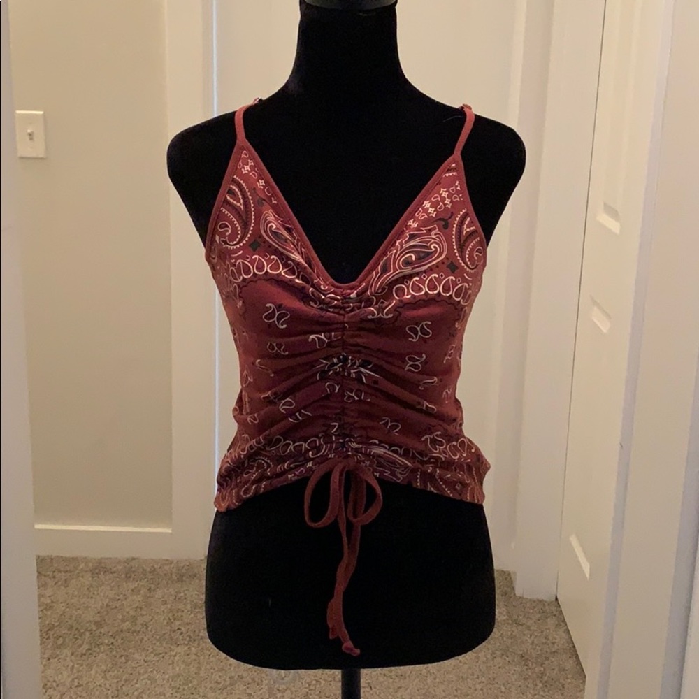 Bandana Print crop top